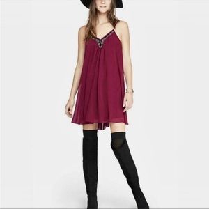 EXPRESS Beaded Shift Dress Size M